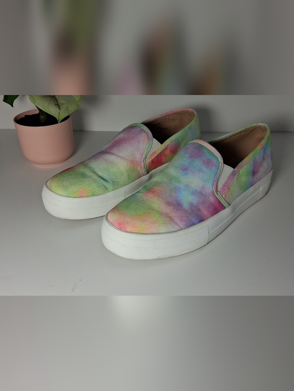 Steve Madden Multicolor Slip-On Sneakers Women's Size 7.5 - Picture 2 of 12